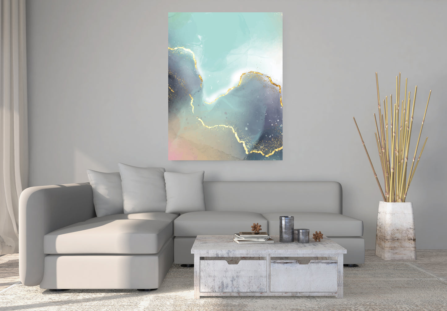 Marble Mountains Wall Art