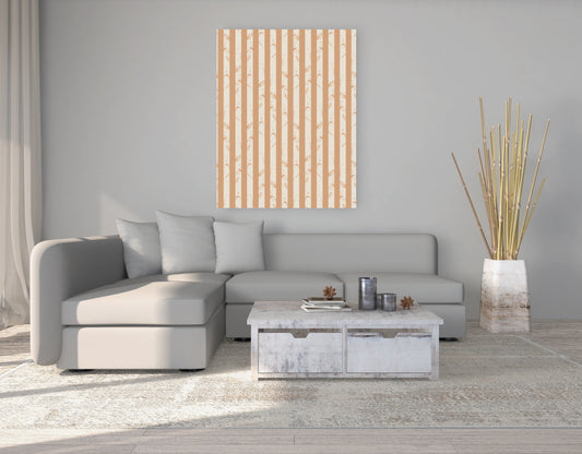Orange Stripe Wall Art