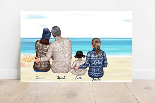 Christmas Family of 4